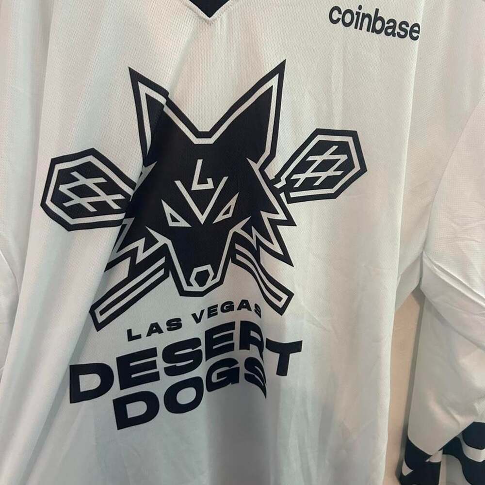 Las Vegas Desert Dogs Wayne Gretzky Jersey AXL White Lacrosse